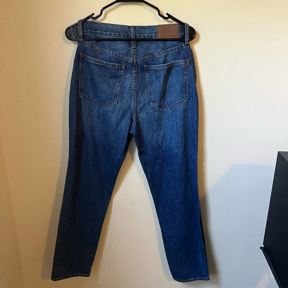 Madewell Perfect Vintage Metallic Tuxedo Stripe Jeans, size 26 - Picture 5 of 5